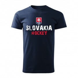 Pánské Tričko Slovakia Hockey Nápis