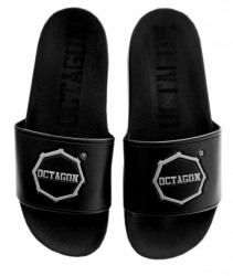 Pantofle Octagon Logo Black